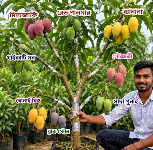 মাল্টি গ্রাফটিং আম চারা